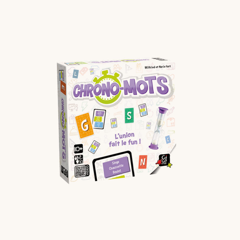 Gigamic Chrono-Mots – Kooperatives Buchstabenspiel Für 2–10 Spieler, Ab 10 Jahren