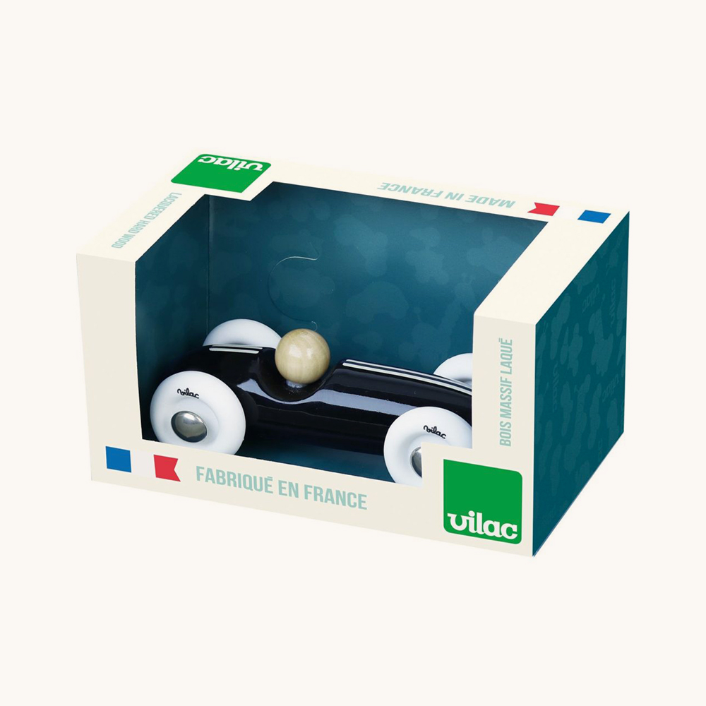 Voiture grand prix vintage - petit modèle - noire – Image 2