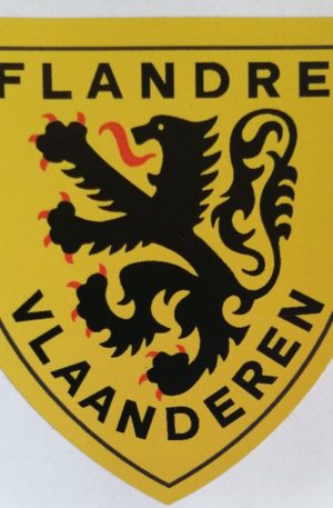 Autocollant blason Lion des Flandres