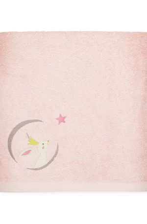 Serviette de bain - lapin poudre-