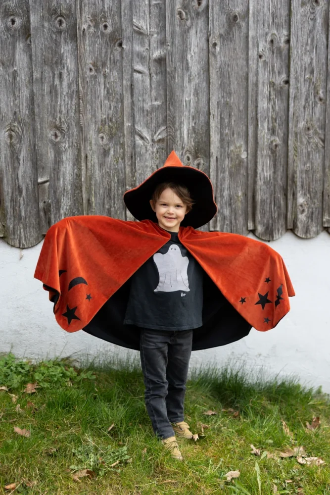 Cape Magicien d'automne avec chapeau – Image 3
