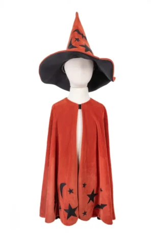 Cape Magicien d'automne avec chapeau