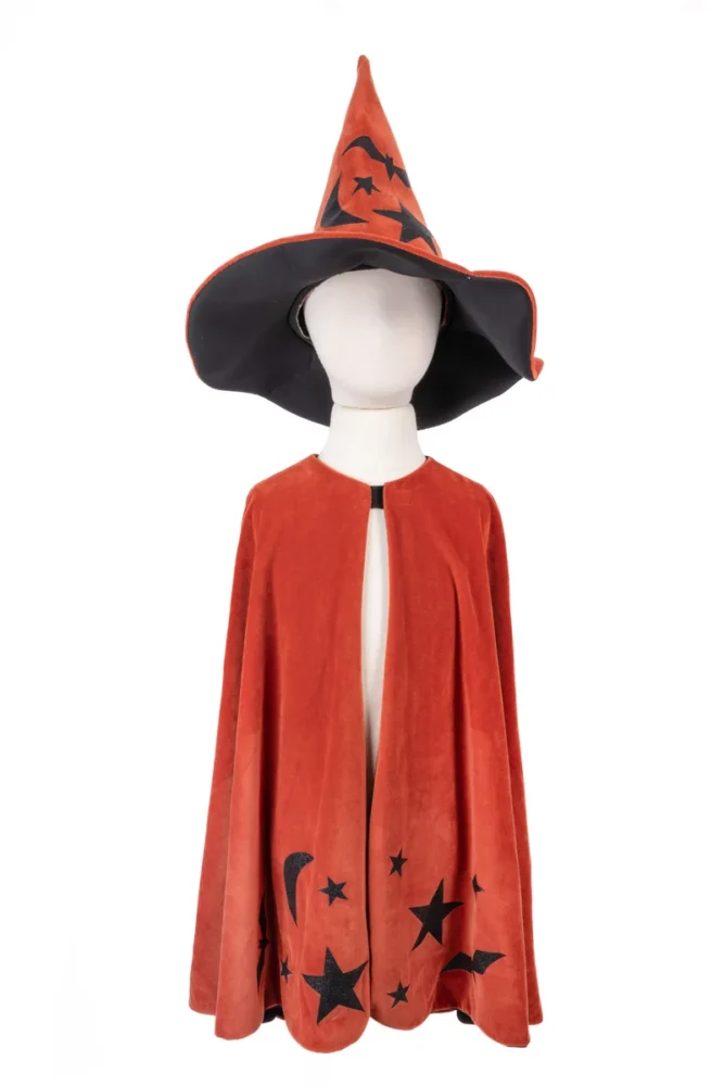 Cape Magicien d'automne avec chapeau